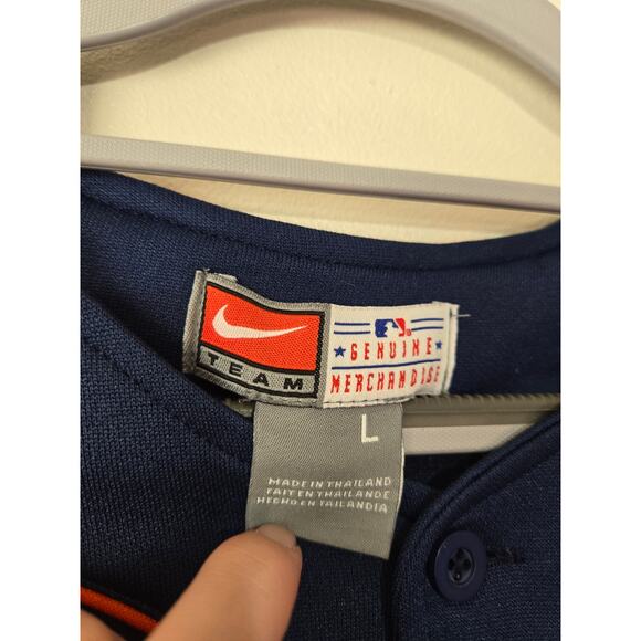 VINTAGE DETROIT TIGERS NIKE Ivan "Pudge" Rodriguez Baseball Jersey Youth Large - Picture 4 of 16